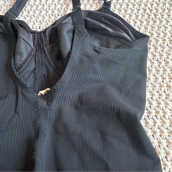 Vintage Montgomery Ward Shapewear Bodysuit Snaps Black Women’s 38B Circa 1970/80 - Picture 7 of 9